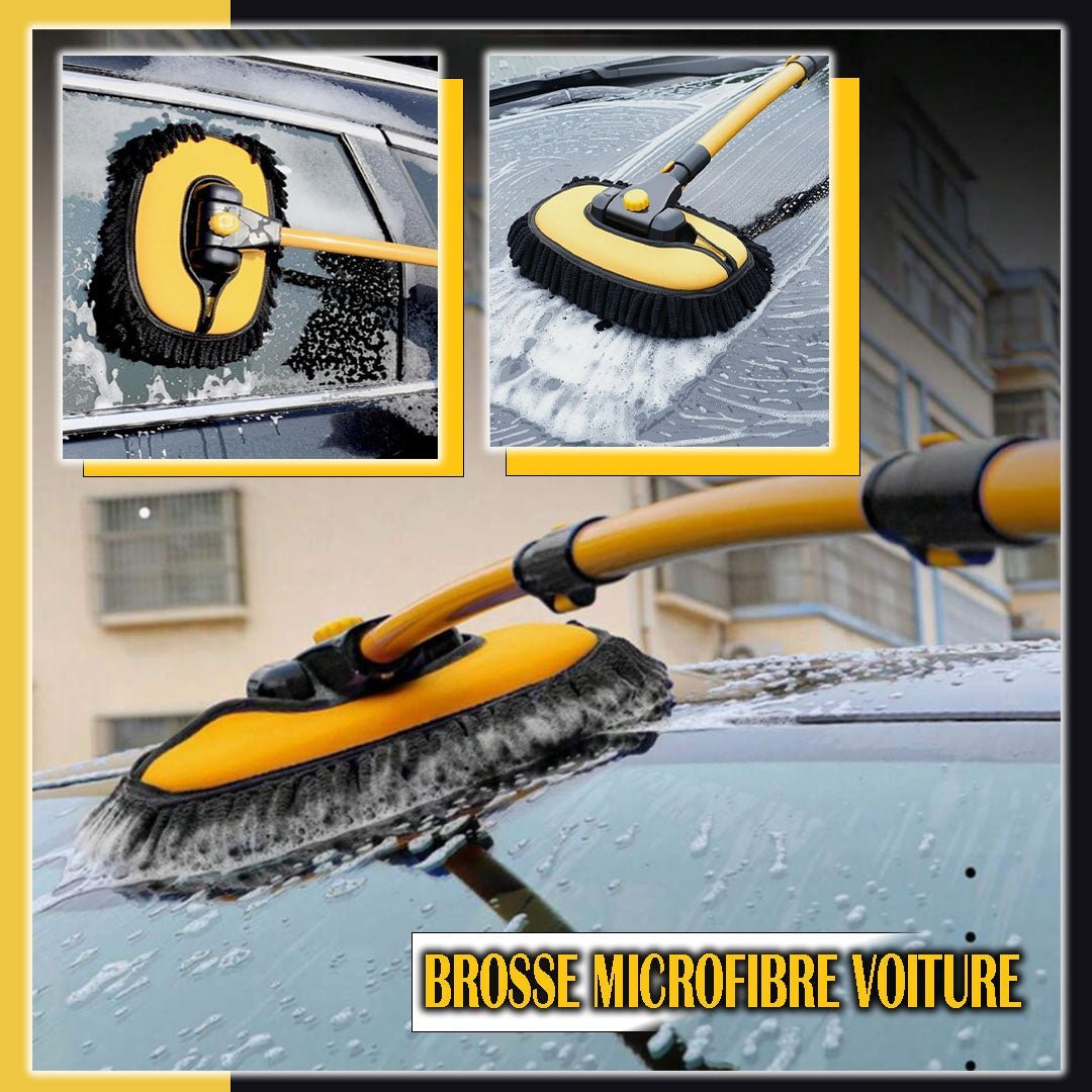 BROSSE DE NETTOYAGE - WashCar™ - Commodité Auto