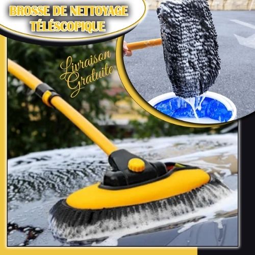 BROSSE DE NETTOYAGE - WashCar™ - Commodité Auto